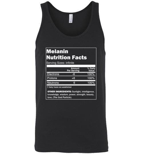 Melanin Nutrition Facts Tank - Melanin Apparel