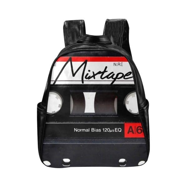 Mixtape Leather Backpack Multi-Pockets Backpack - Melanin Apparel