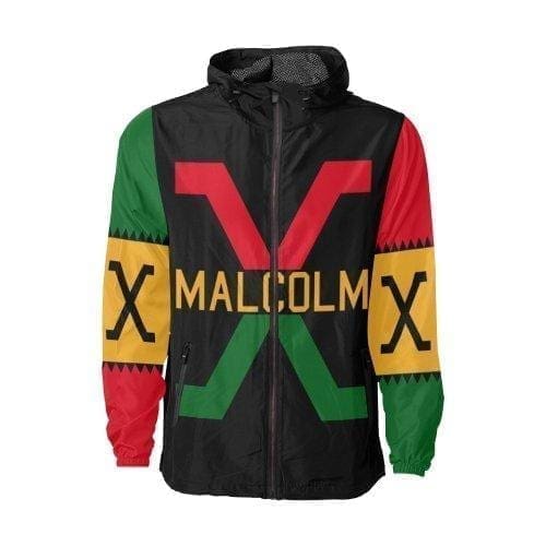 Retro Malcolm X Windbreaker - Melanin Apparel