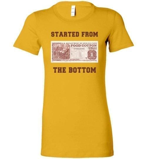 Started From The Bottom Food Stamp - Melanin Apparel