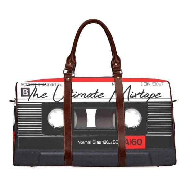 The Ultimate Mixtape Large Waterproof Travel Bag - Melanin Apparel